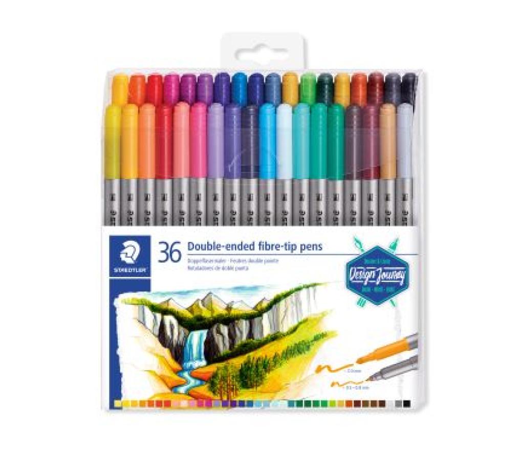 Kleurstiften Staedtler dubbele punt etui/36 - Per pak
