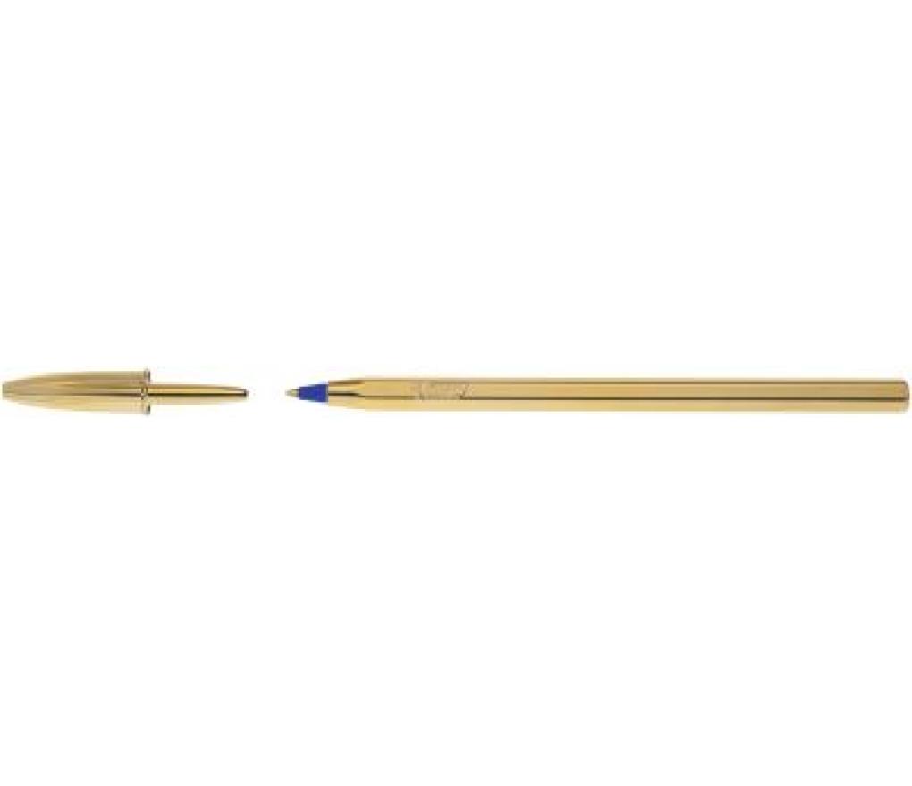 Kogelpen Bic Cristal shine gold - Per stuk