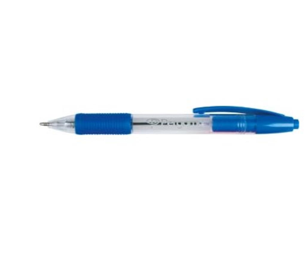 Kogelpen Pergamy intrekbaar 0,4 mm blauw - Per stuk