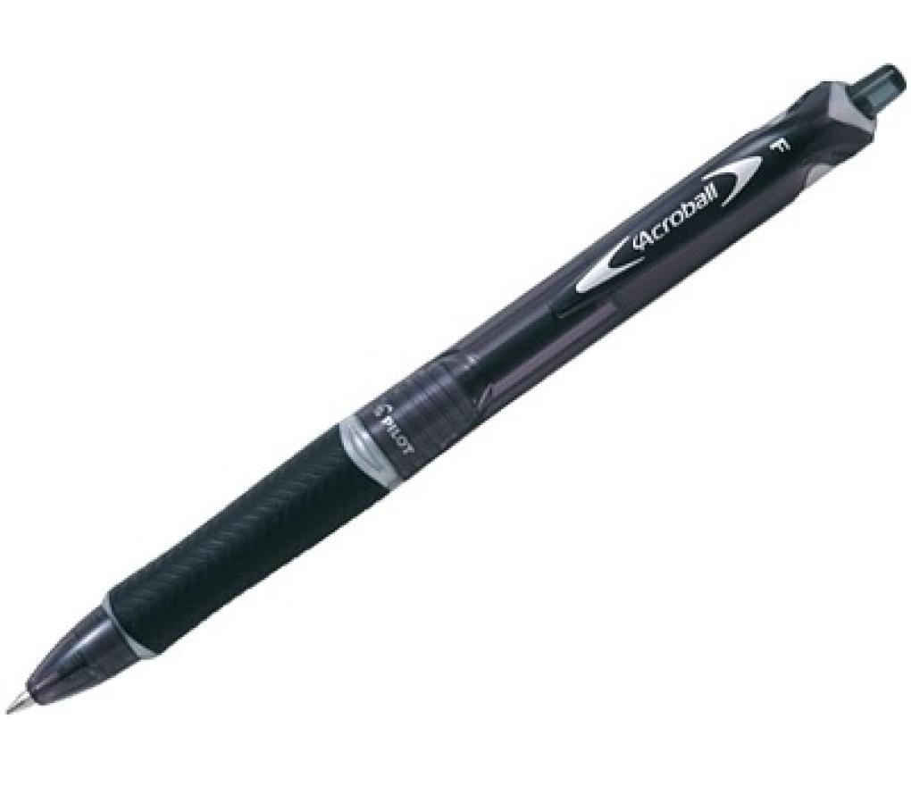 Kogelpen Pilot Acroball begreen 0,7 mm fijn zwart - Per stuk