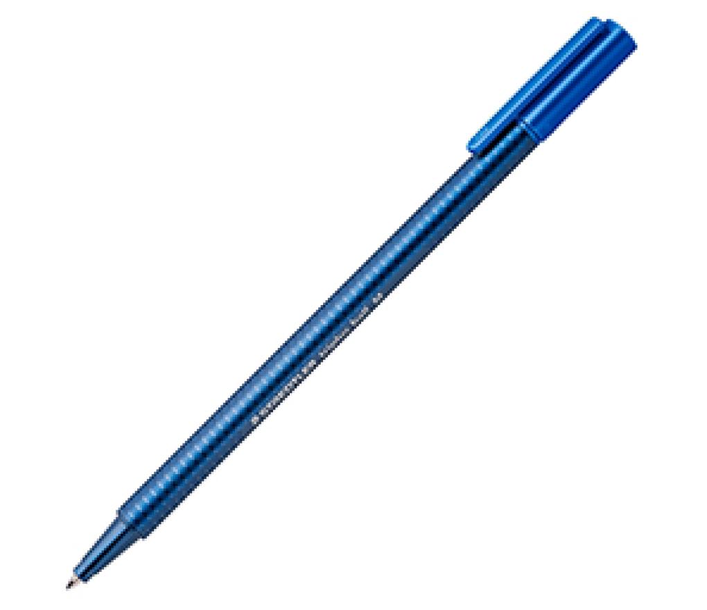 Kogelpen Staedtler triplus 437 medium blauw - Per stuk
