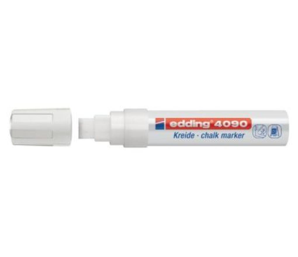 Krijtstift Edding window marker 4090 4-15 mm wit - Per stuk