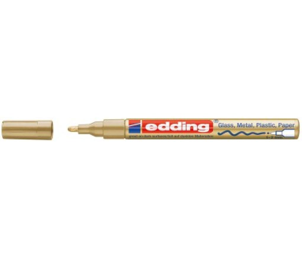 Paint marker Edding 751 1-2 mm goud - Per stuk