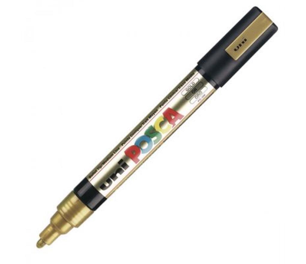 Paint marker Uni Posca 2,5 mm goud - Per stuk