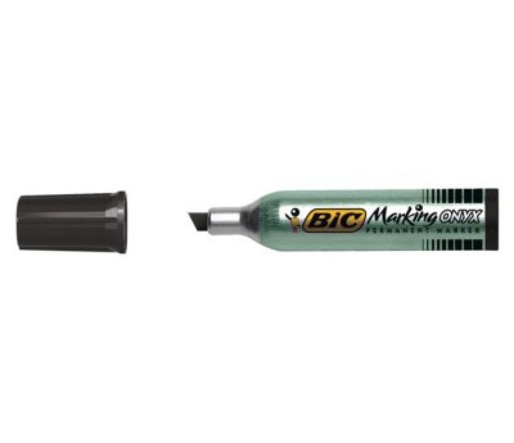 Permanent marker Bic ONYX 1481 zwart doos/12 - Per pak