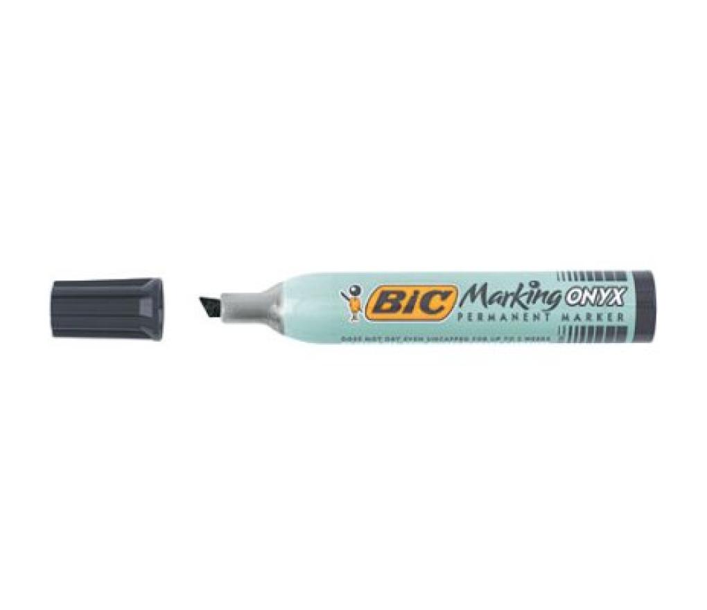 Permanent marker Bic ONYX 1591 zwart doos/12 - Per pak