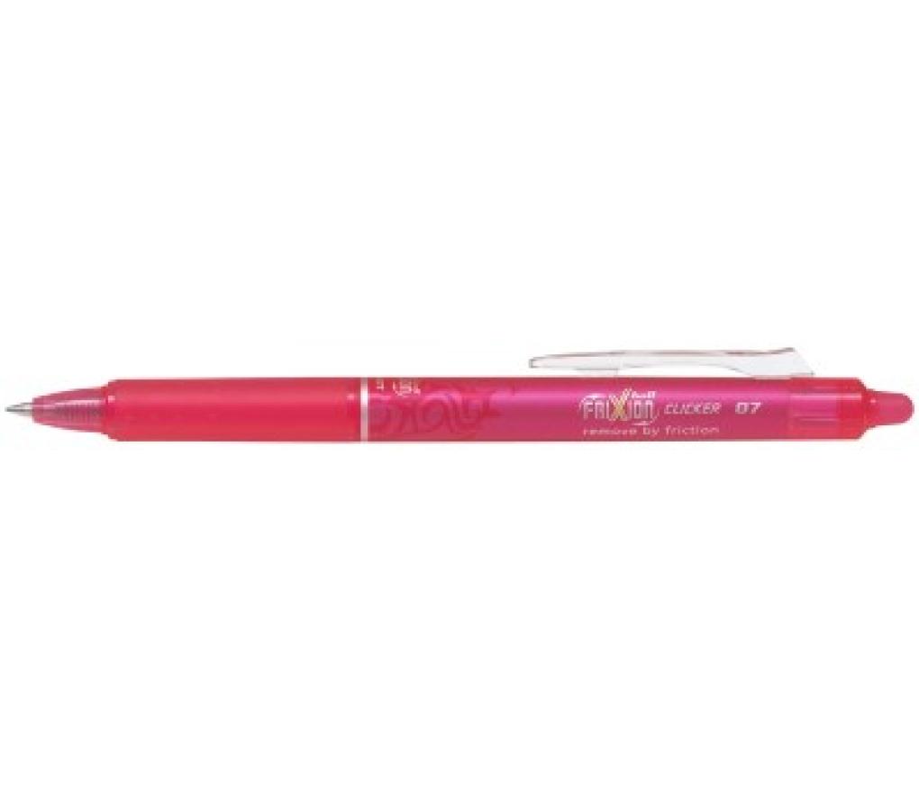 Roller Pilot Frixion Clicker 0,7 mm roze - Per stuk
