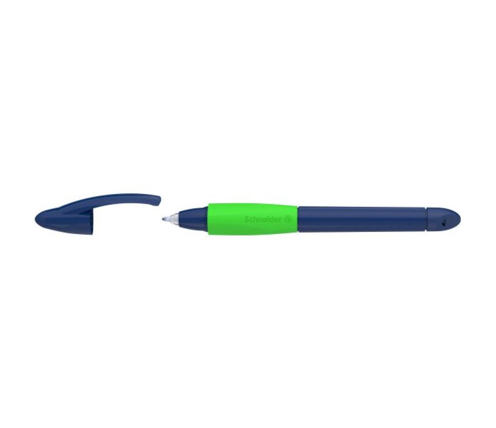 Roller Schneider Base Ball 852 ergonomische greep blauw / groen blauwe inkt - Per stuk