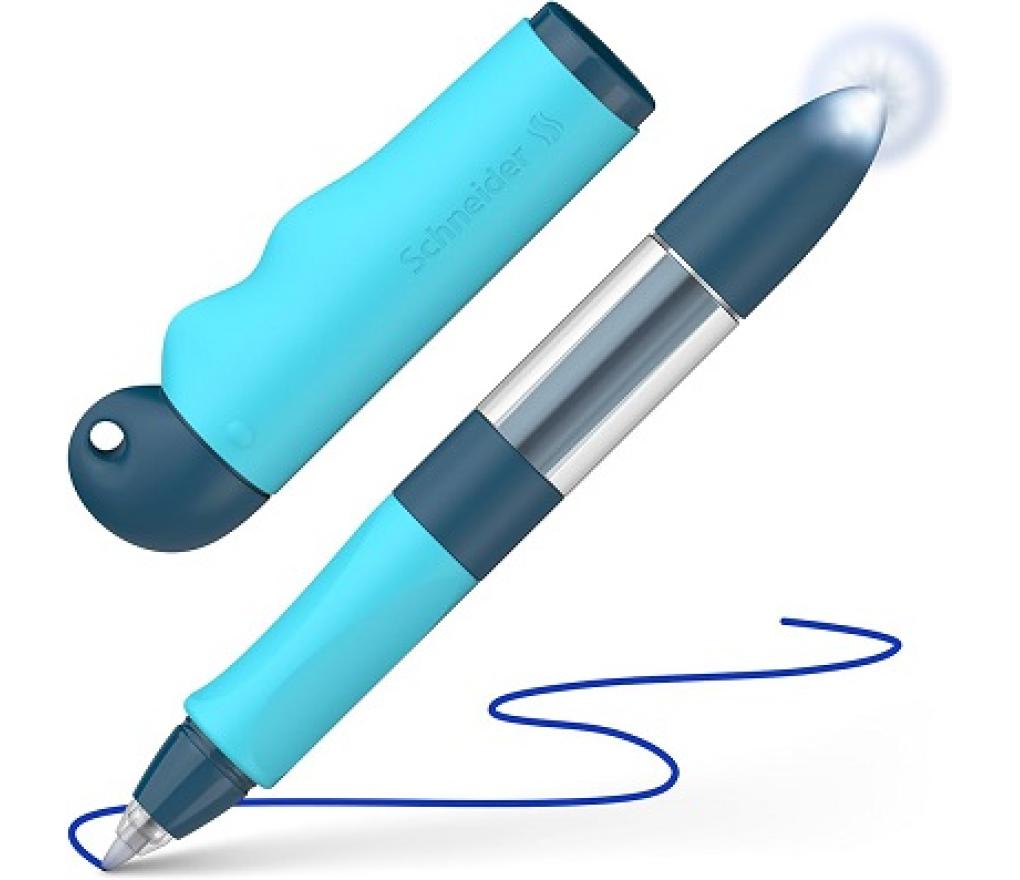 Roller Schneider Base Senso ergonomische greep blauw/turquoise lichtjespen - Per stuk
