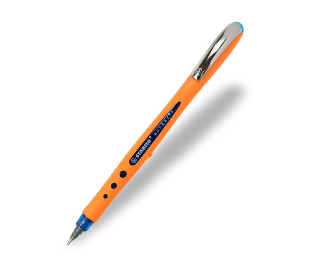 Roller Stabilo Bionic worker colourful 0,4 mm blauw - Per stuk