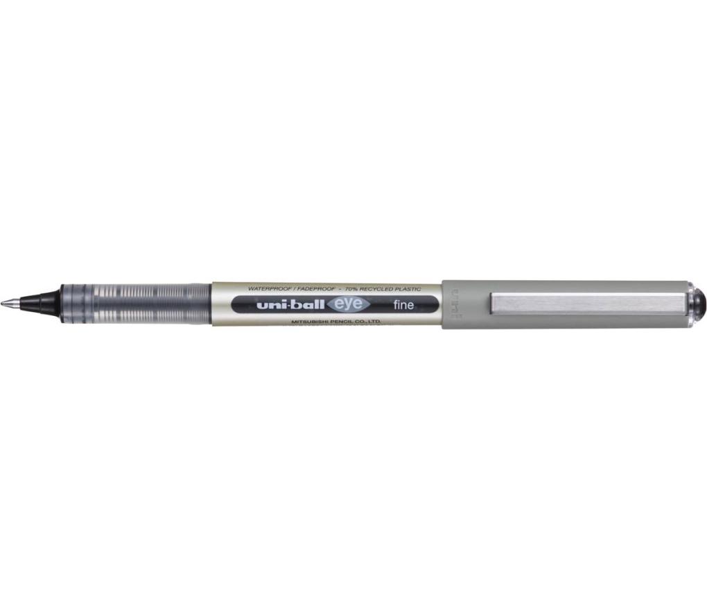 Roller Uniball EYE fine Eco 0,7 mm zwart - Per stuk