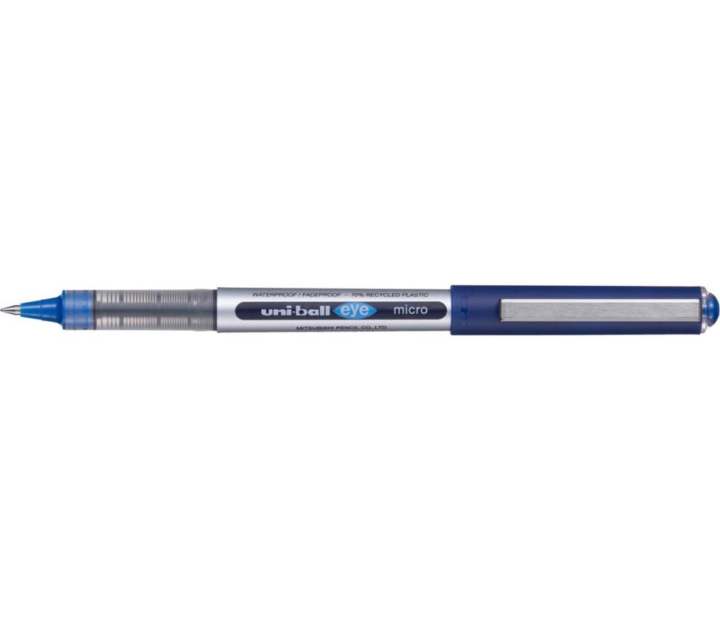 Roller Uniball EYE micro Eco 0,2 mm blauw - Per stuk