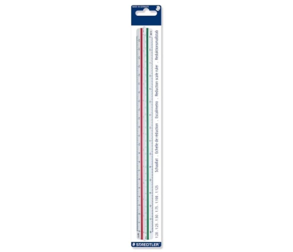 Schaallat Staedtler met kleurcode 1:20 1:25 1:50 1:75 1:100 1:125 - Per stuk