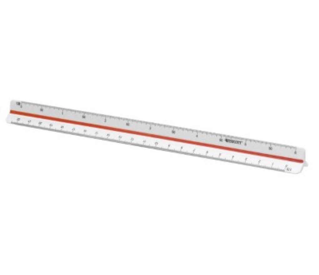 Schaallat Westcott 1:20 1:25 1:33 1:50 1:75 1:100 - Per stuk