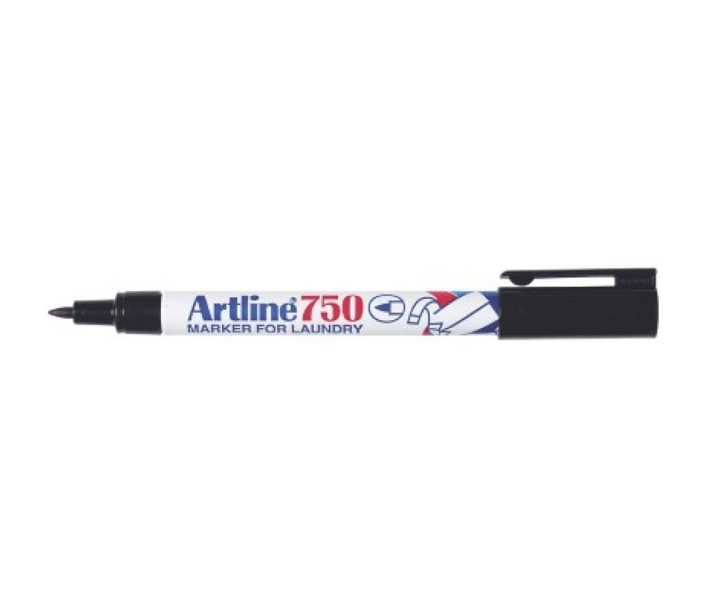 Textielmarker Artline Laundry 750 zwart blister/1 - Per stuk