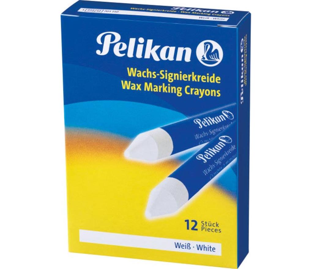 Vetkrijt metaal Pelikan 772 wit  doos/12 - Per stuk