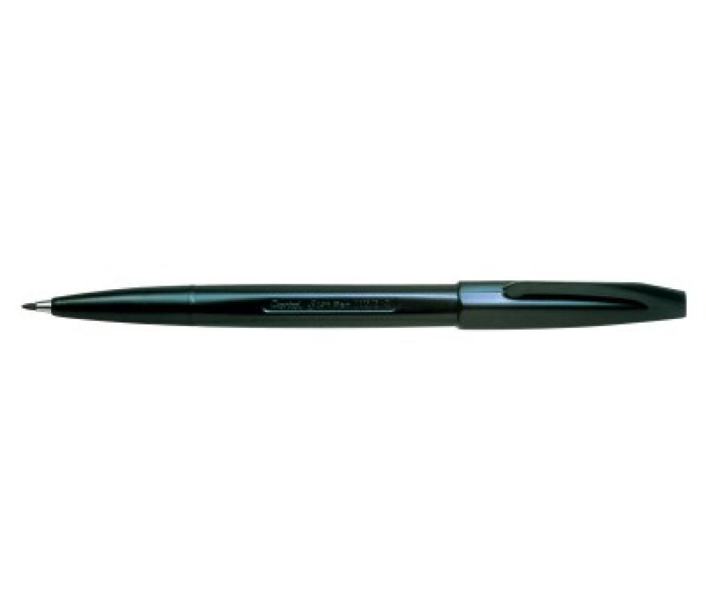 Viltstift Pentel s520 zwart - Per stuk
