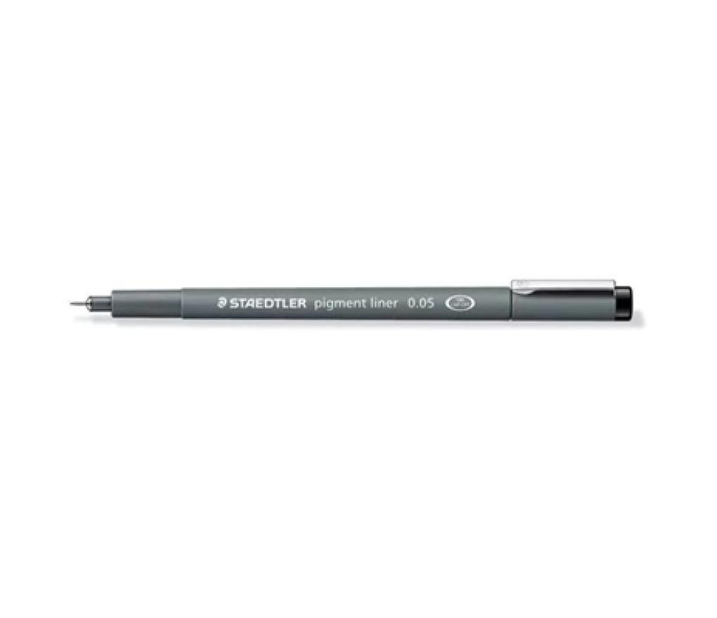 Viltstift Staedtler Pigment Liner 308 0,05 mm zwart - Per stuk