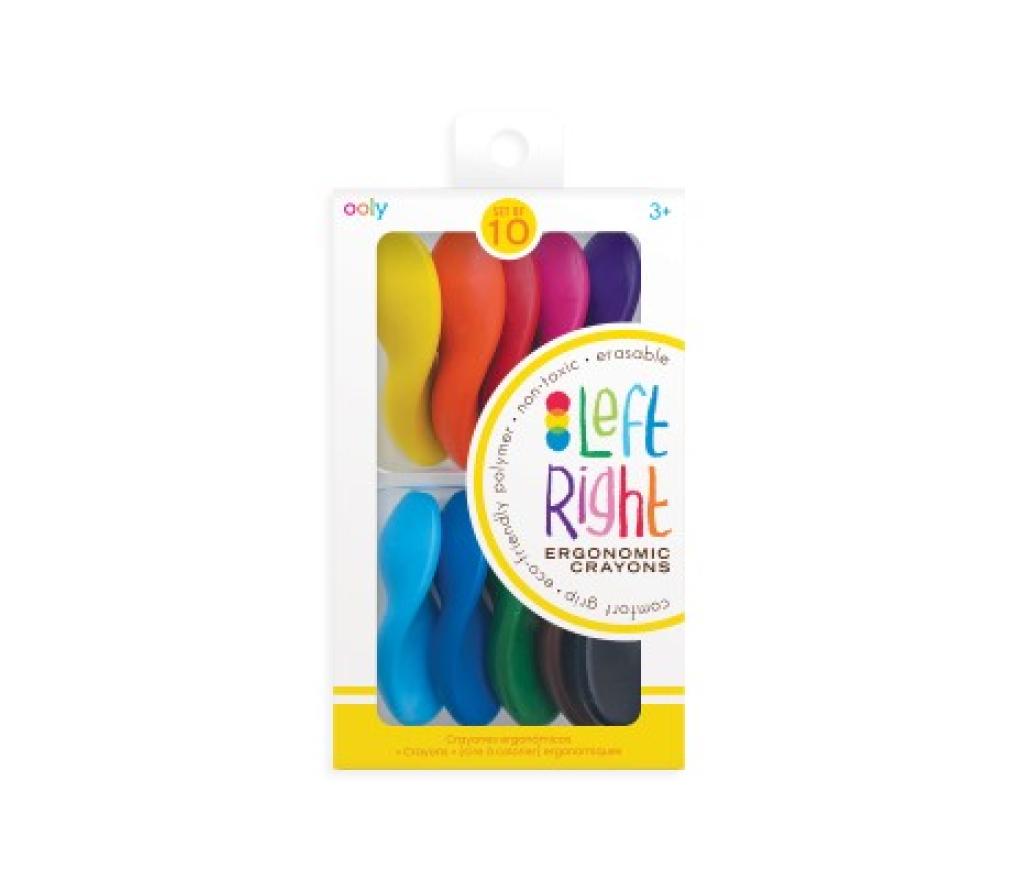 Waskrijt ergonomisch voor links- en rechtshandigen set/10 - Per pak