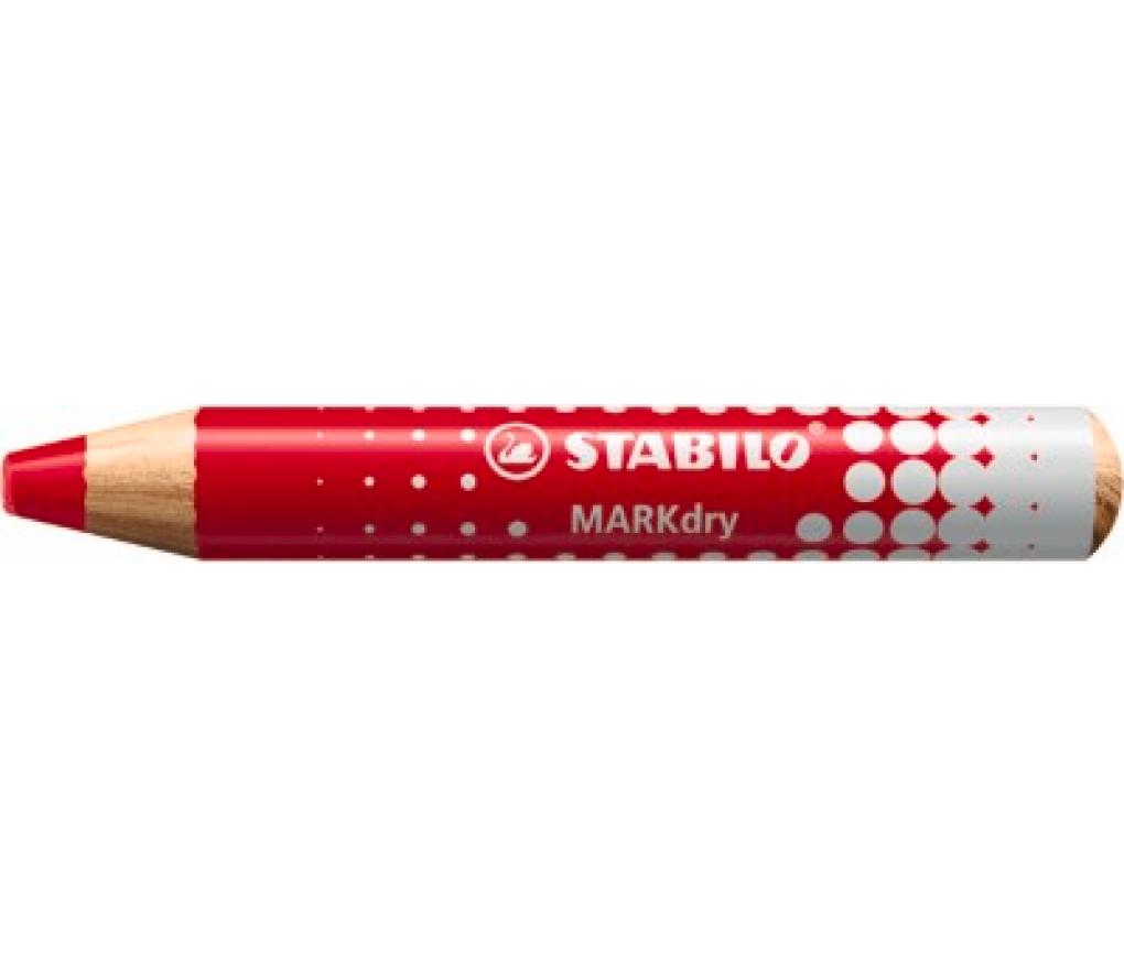 Whiteboard potlood Stabilo MARKdry rood - Per stuk