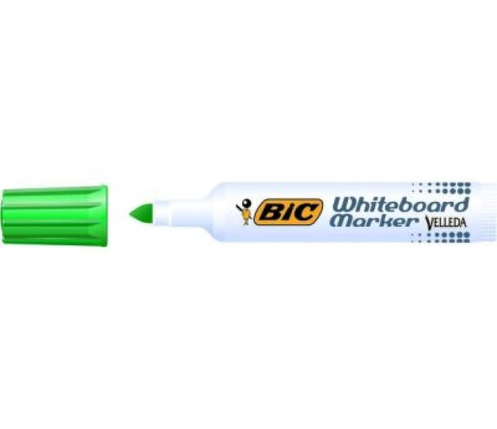 Whiteboardstift Bic Velleda 1711 ronde punt groen - Per stuk