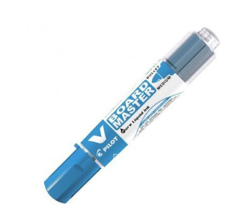 Whiteboardstift Pilot V-board master ronde punt blauw - Per stuk