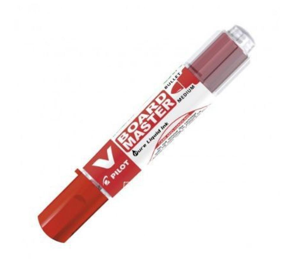 Whiteboardstift Pilot V-board master ronde punt rood - Per stuk