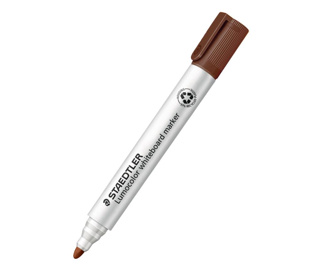 Whiteboardstift Staedtler 351 ronde punt bruin - Per stuk