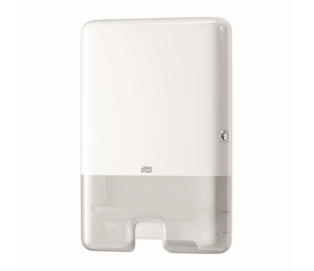Handdoek dispenser Tork H2 intergevouwen wit - Per stuk