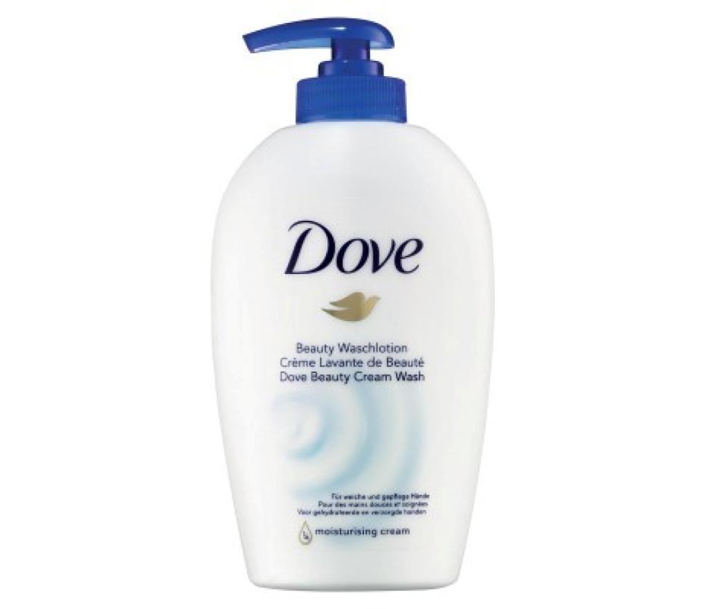 Handzeep Dove met 1/4 hydraterende crème -  pompje 250 ml - Per stuk