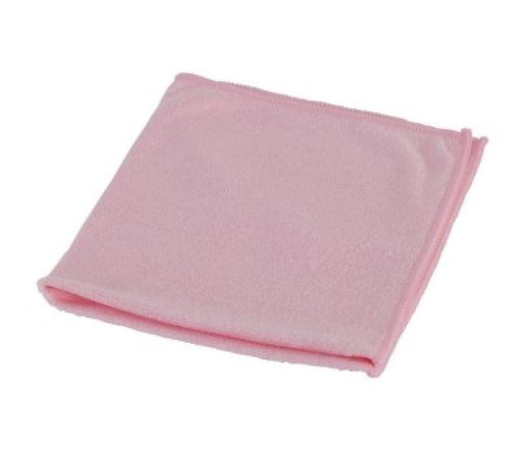 Microvezeldoekje roze 40 x 40 - Per stuk