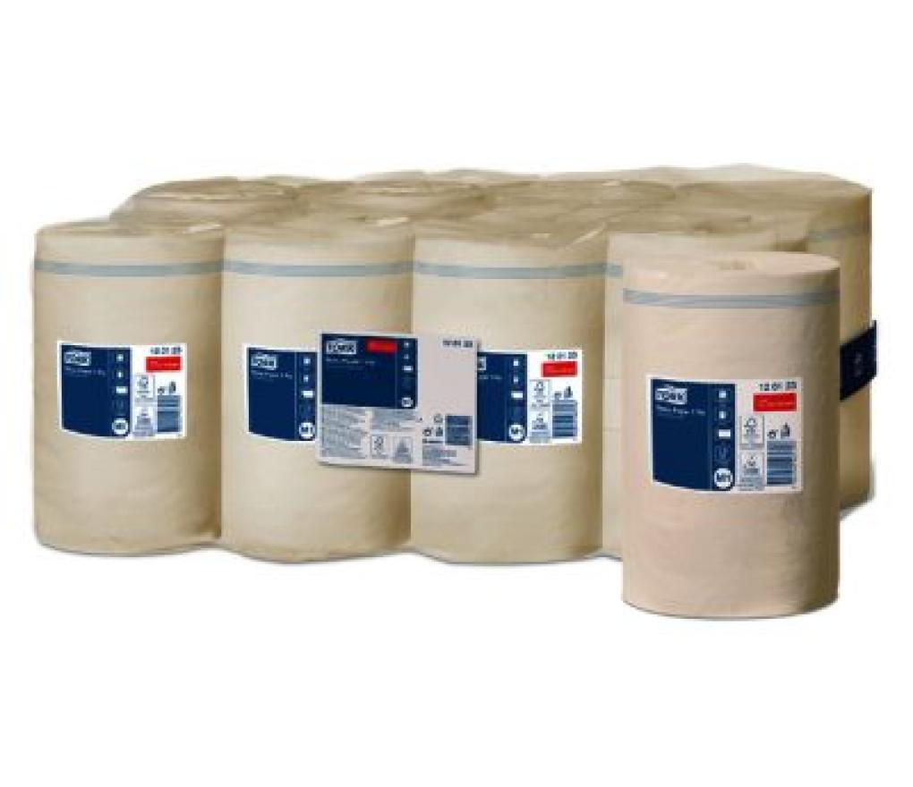 Poetsrol Tork M1 mini basic 1 laag 22 cm x 120 m centerfeed rollen/11 - Per pak