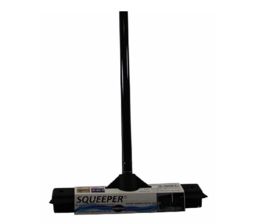 Rubberen borstel met steel 127 cm - Per stuk