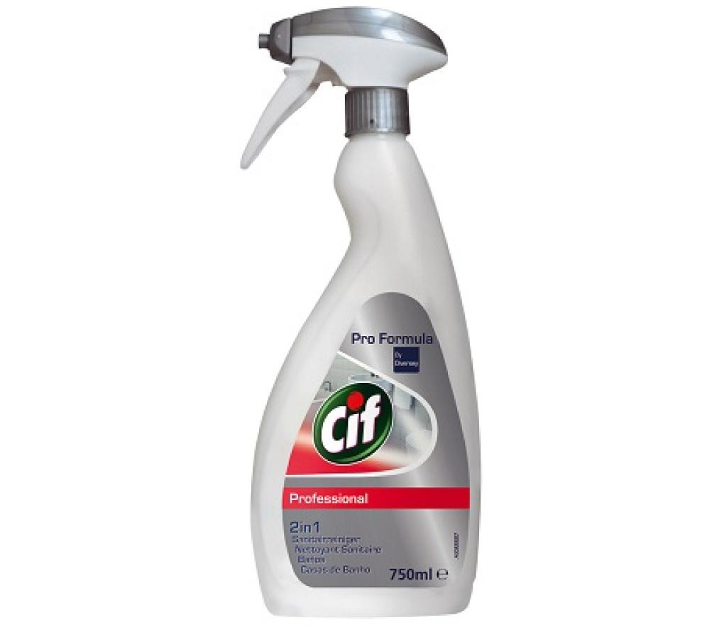 Sanitairreiniger Cif 2 in 1 - 750 ml - Per stuk