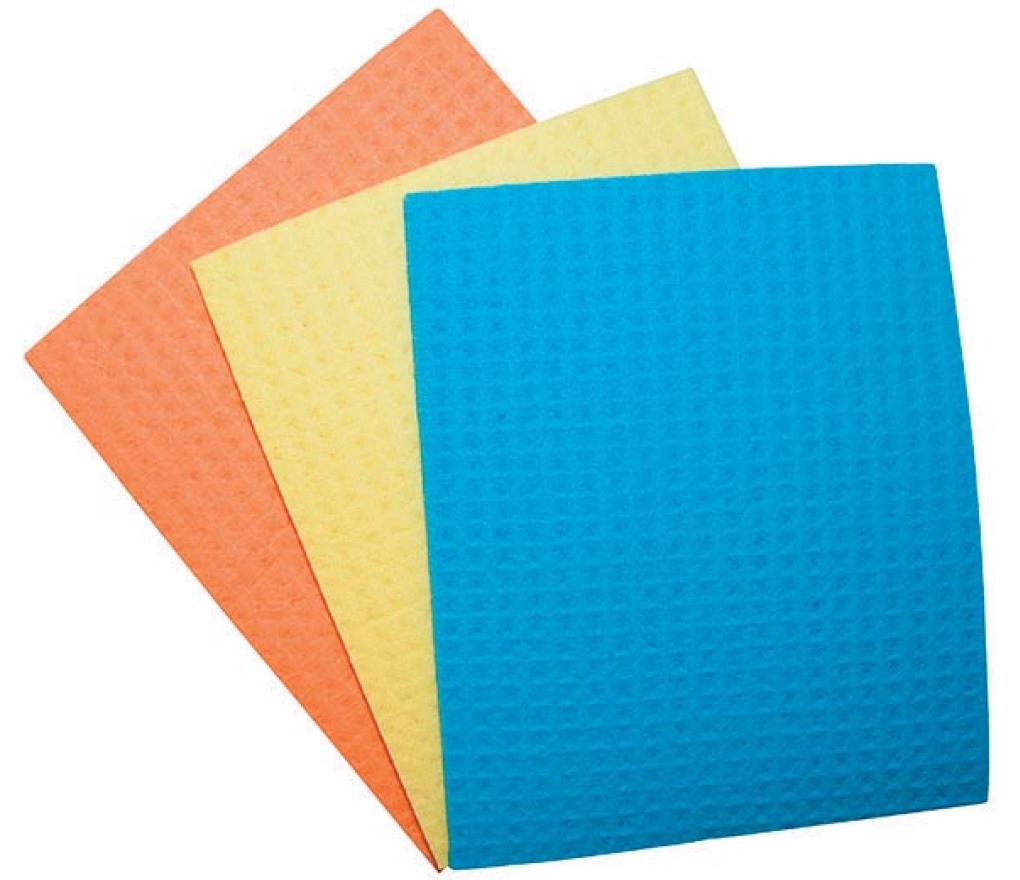 Sponsdoekje assorti pak/3 - Per pak