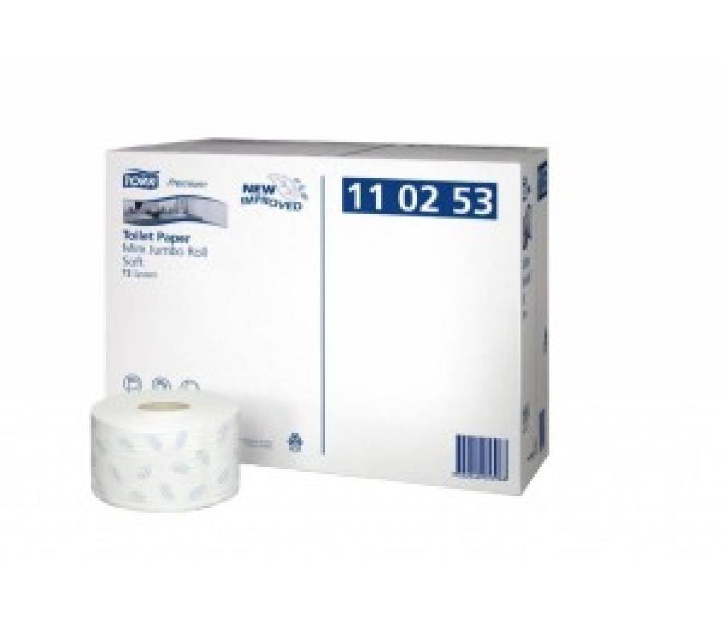 Toiletpapier Tork T2 premium Soft mini jumbo 2-laags 170 m rollen/12 - Per pak