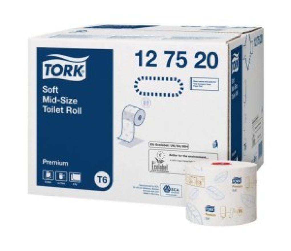 Toiletpapier Tork T6 premium compact 2-laags 90 m rollen/27 - Per pak