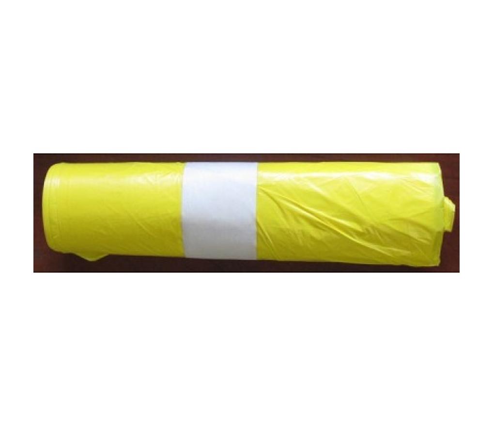 Vuilzak HD 50/55 geel - 25L stuks/1000 - Per pak