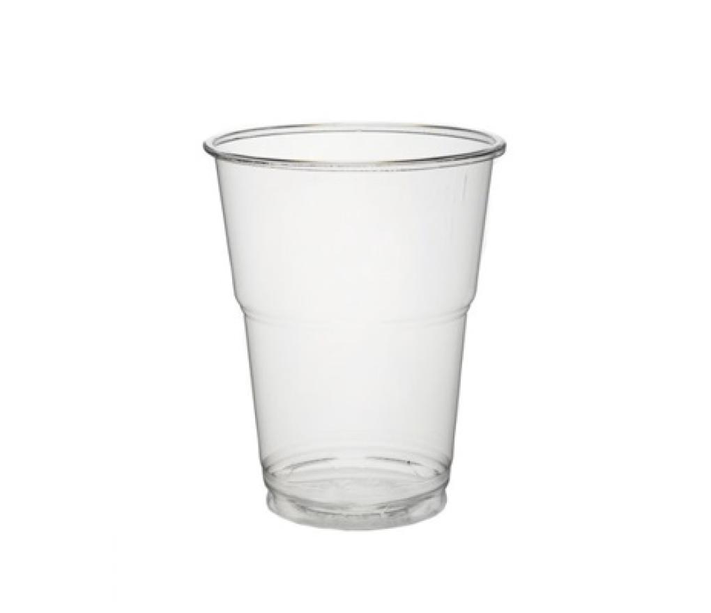 Beker plastic transparant 200 cc pak/100 - Per pak