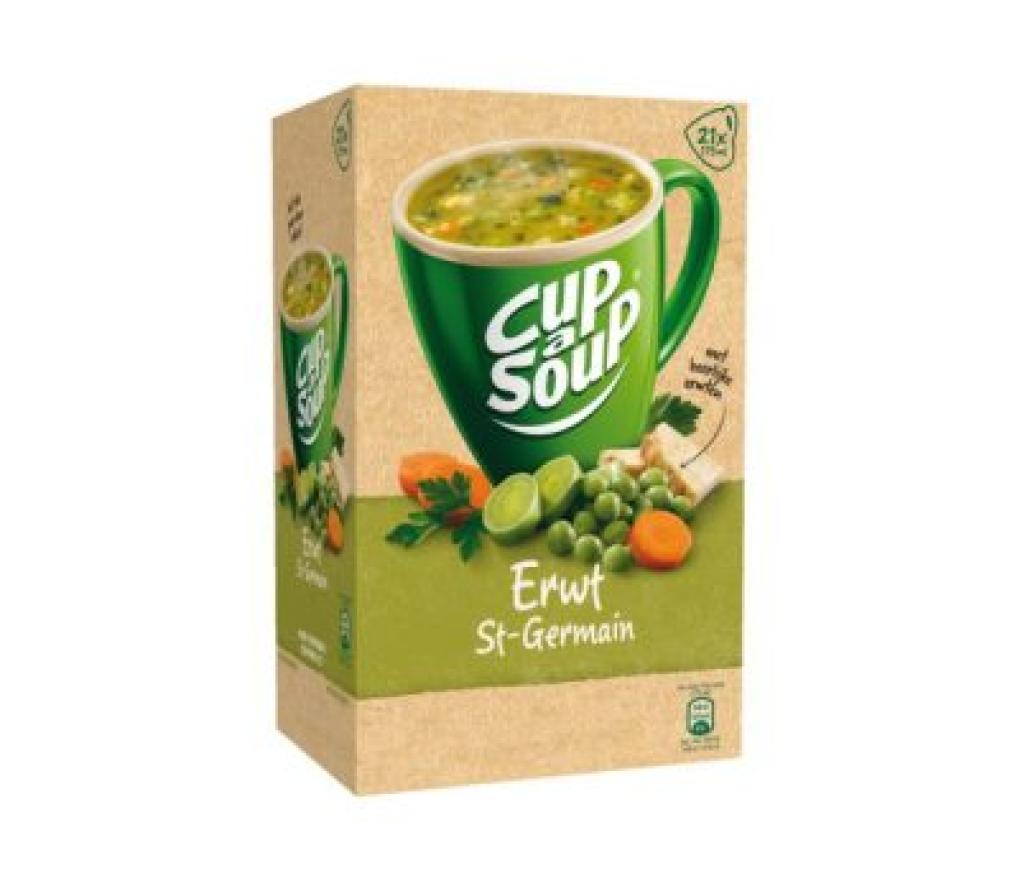 Minute soup Cup-a-soup erwt doos/21 - Per pak