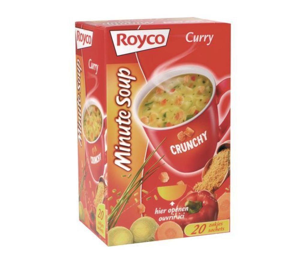 Royco soep curry crunchy doos/20 - Per pak