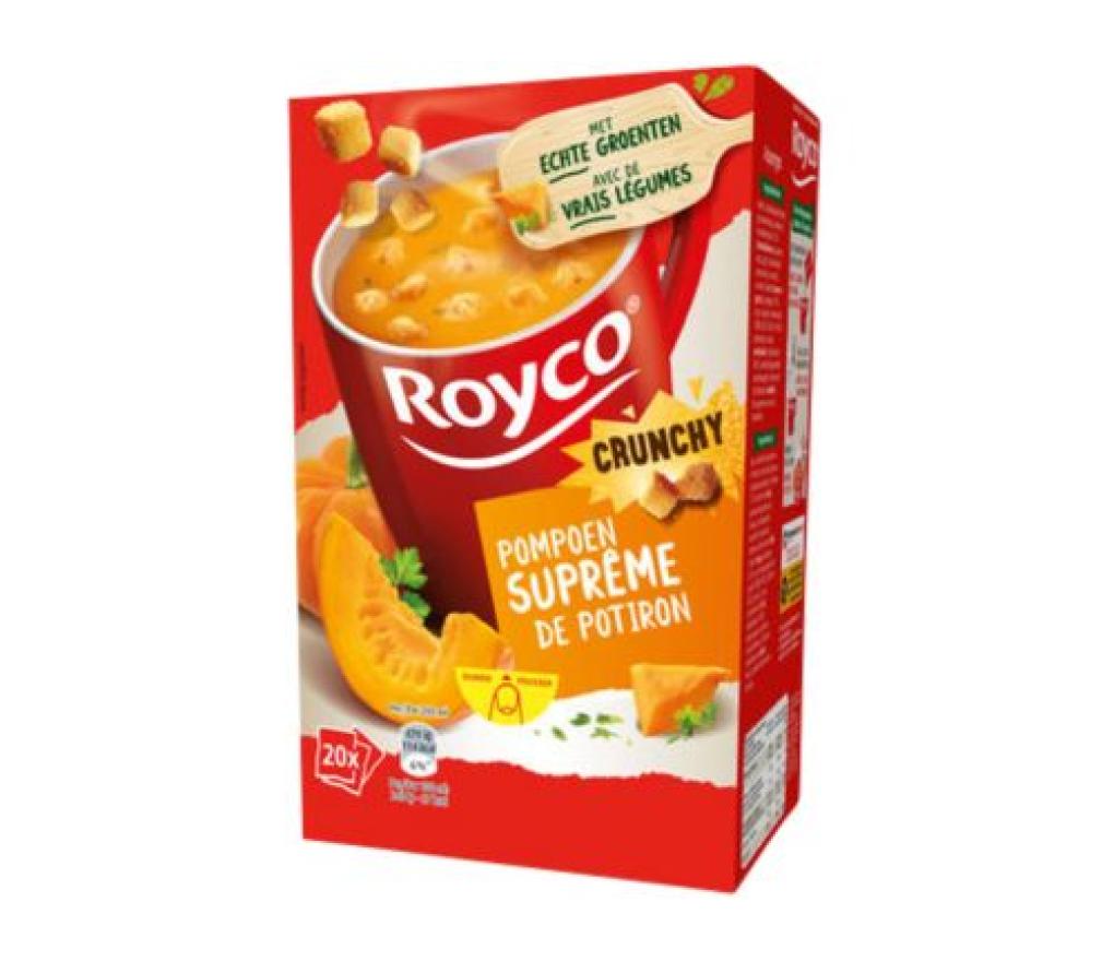 Royco soep pompoen suprême crunchy doos/20 - Per pak