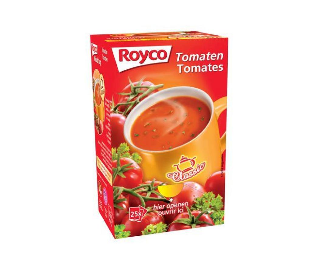 Royco soep tomaten suprême crunchy doos/20 - Per pak
