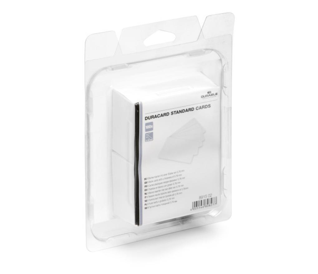 Durable Duracard kaarten Standard 8915 wit doos/100 - Per pak