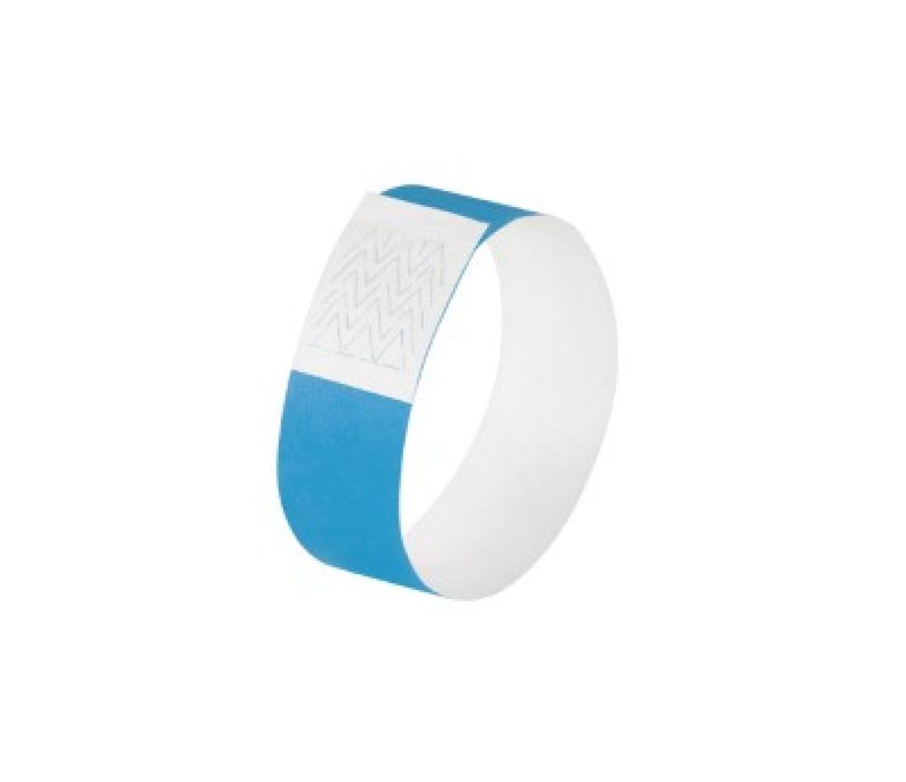 Evenementenbandjes Combicraft tyvek blauw 19 mm pak/100 - Per stuk