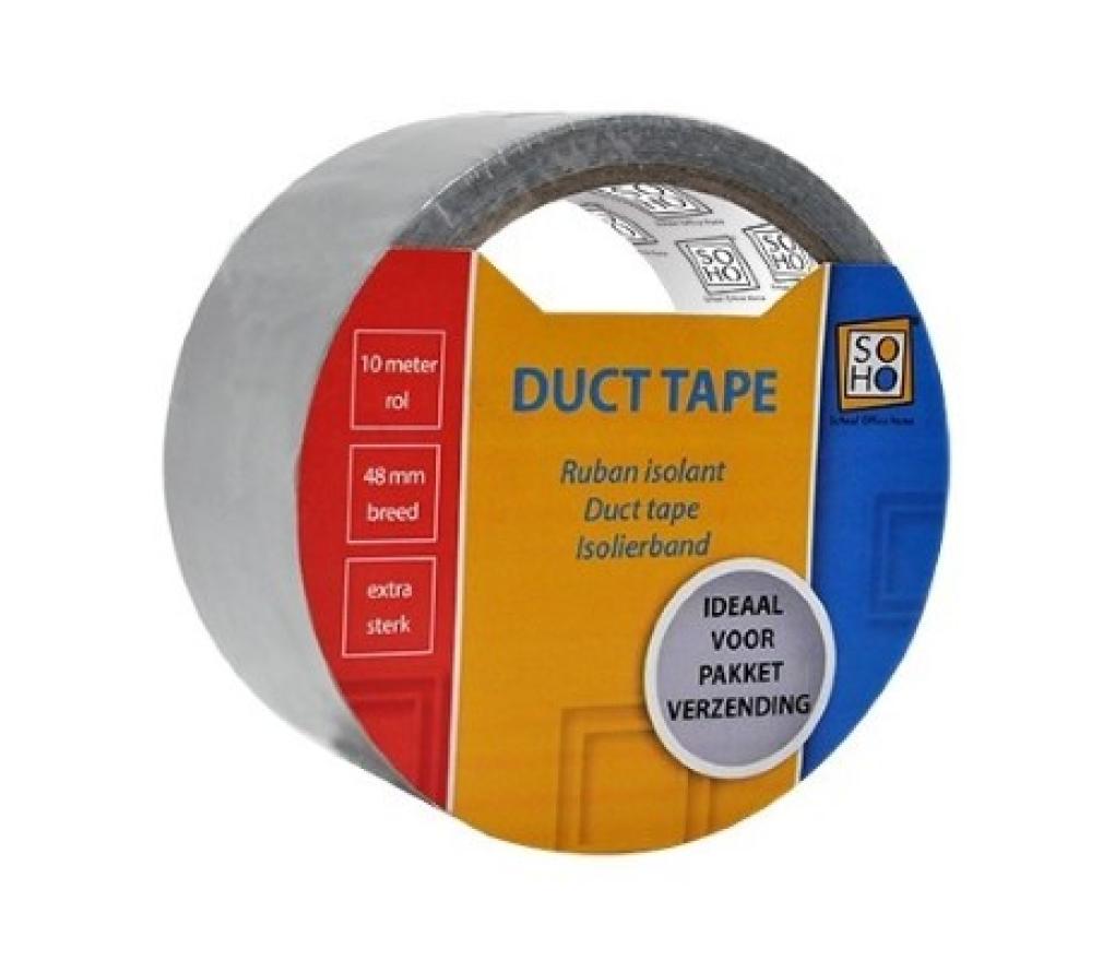 Kleefband Duct multitape Soho 48 mm x 10 m grijs - Per stuk