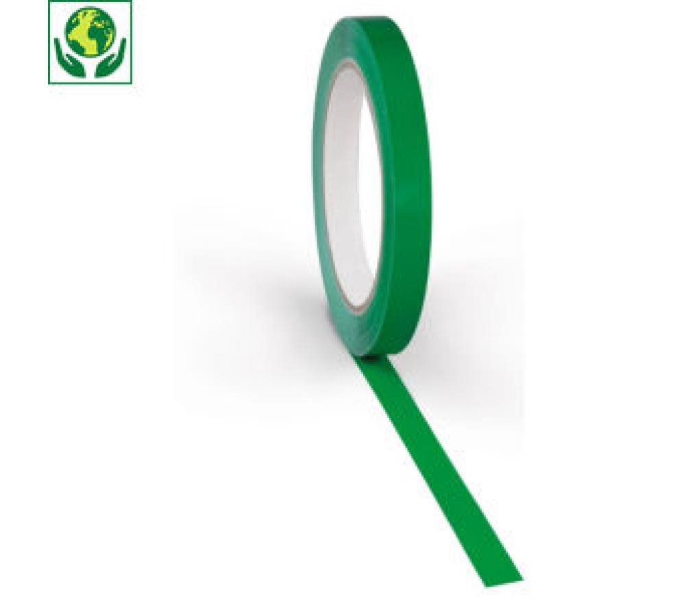 Kleefband verpakkingstape PVC extra small groen 12 mm x 66 m - Per stuk