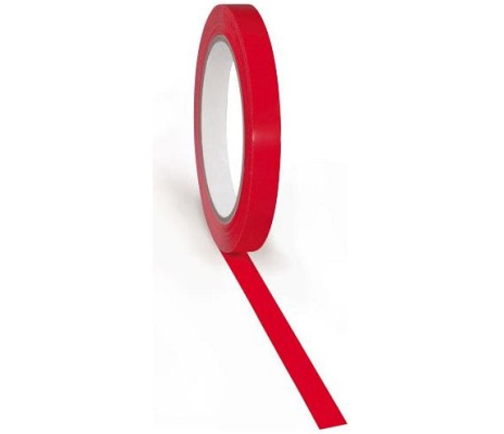 Kleefband verpakkingstape PVC extra small rood 12 mm x 66 m - Per stuk