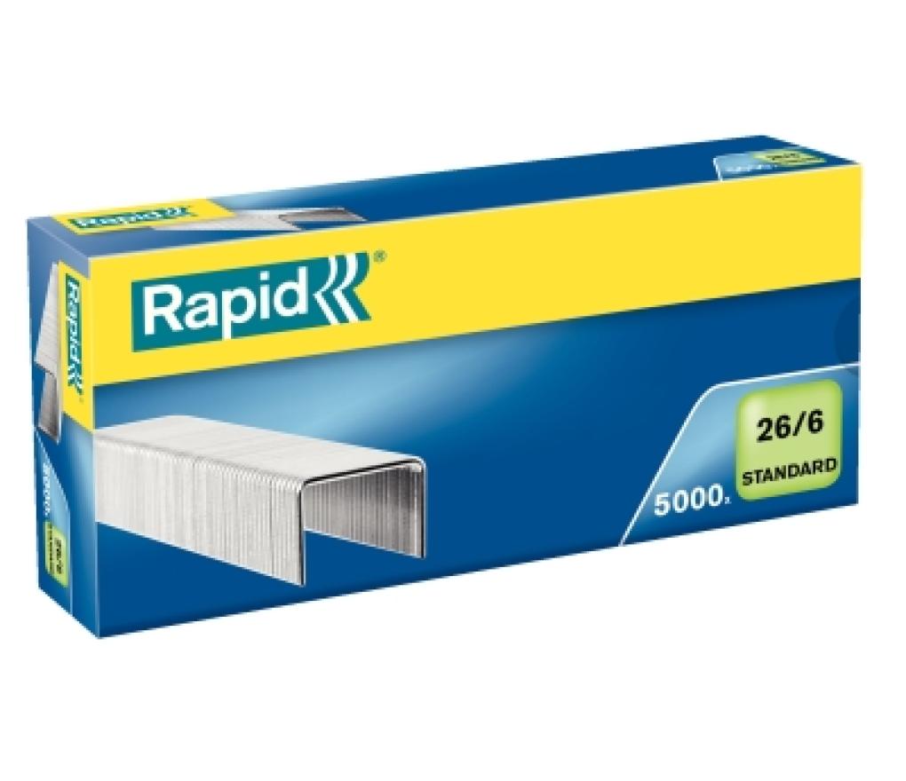 Nietjes 26/6 Rapid doos/5000 - Per pak