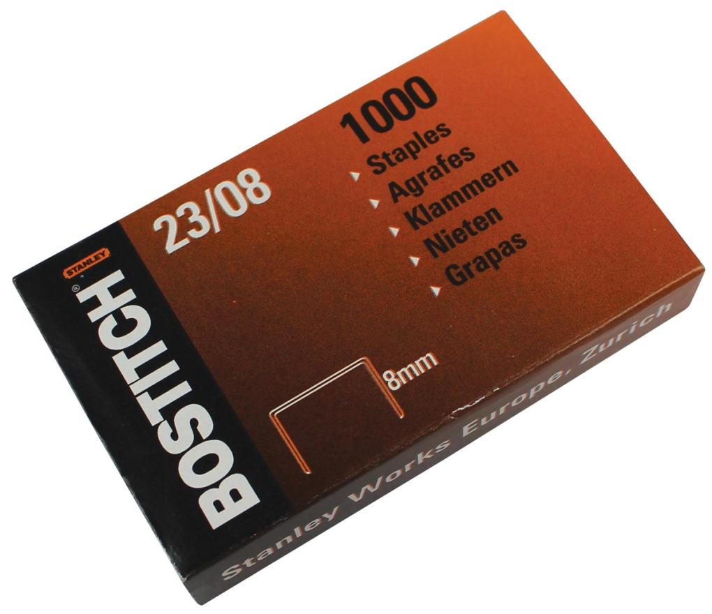 Nietjes Bostitch 23/8 doos/1000 - Per pak
